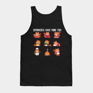 funny red panda Tank Top